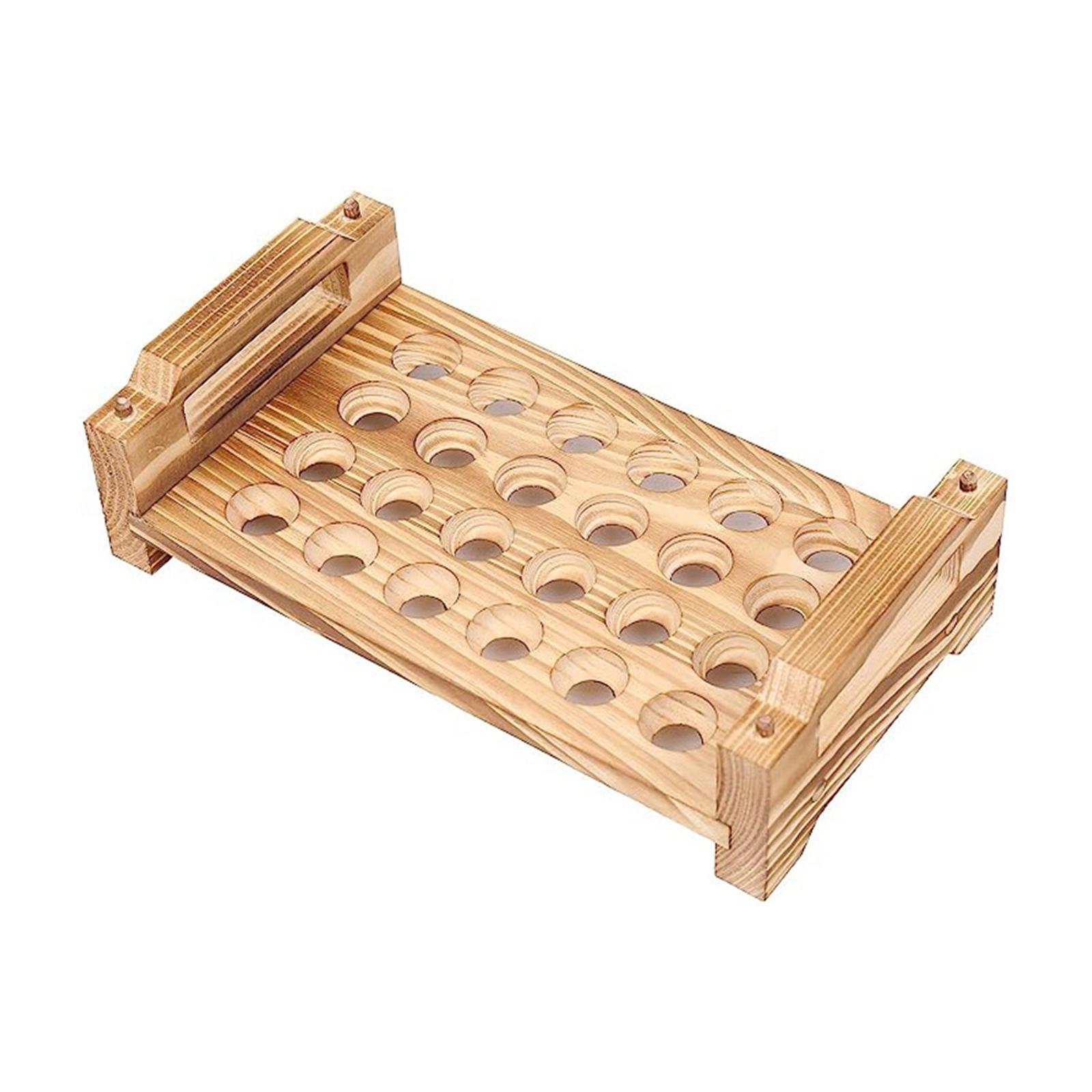 Stackable Wood Egg Holder Rack - Egg Storage Holder recensione e prezzo