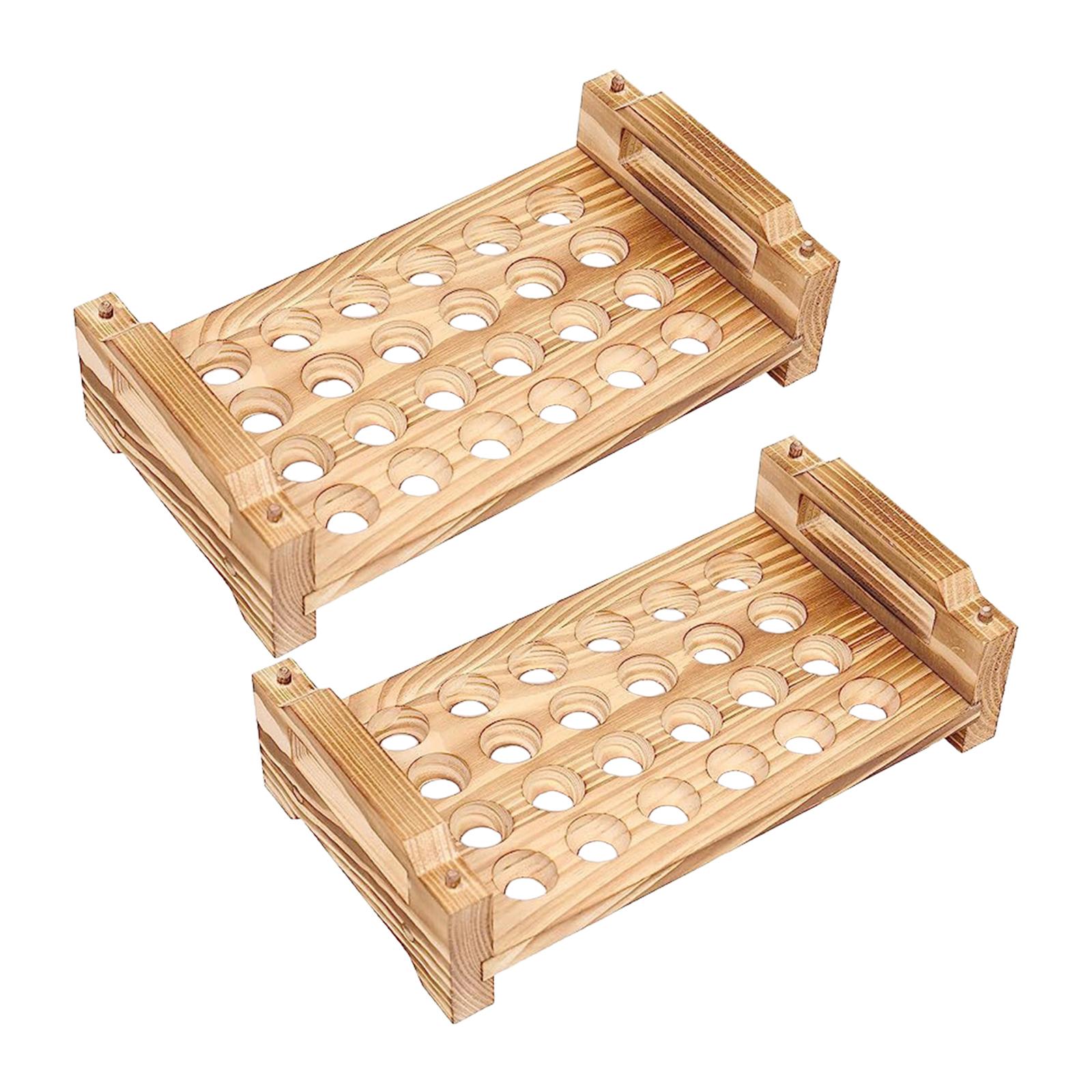 Stackable Wood Egg Holder Rack - Egg Storage Holder recensione e prezzo