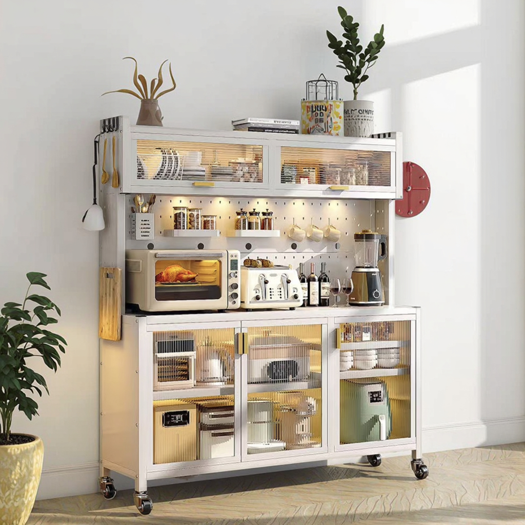 Black Steel Foldable Kitchen R - Food Storage Locker recensione e prezzo