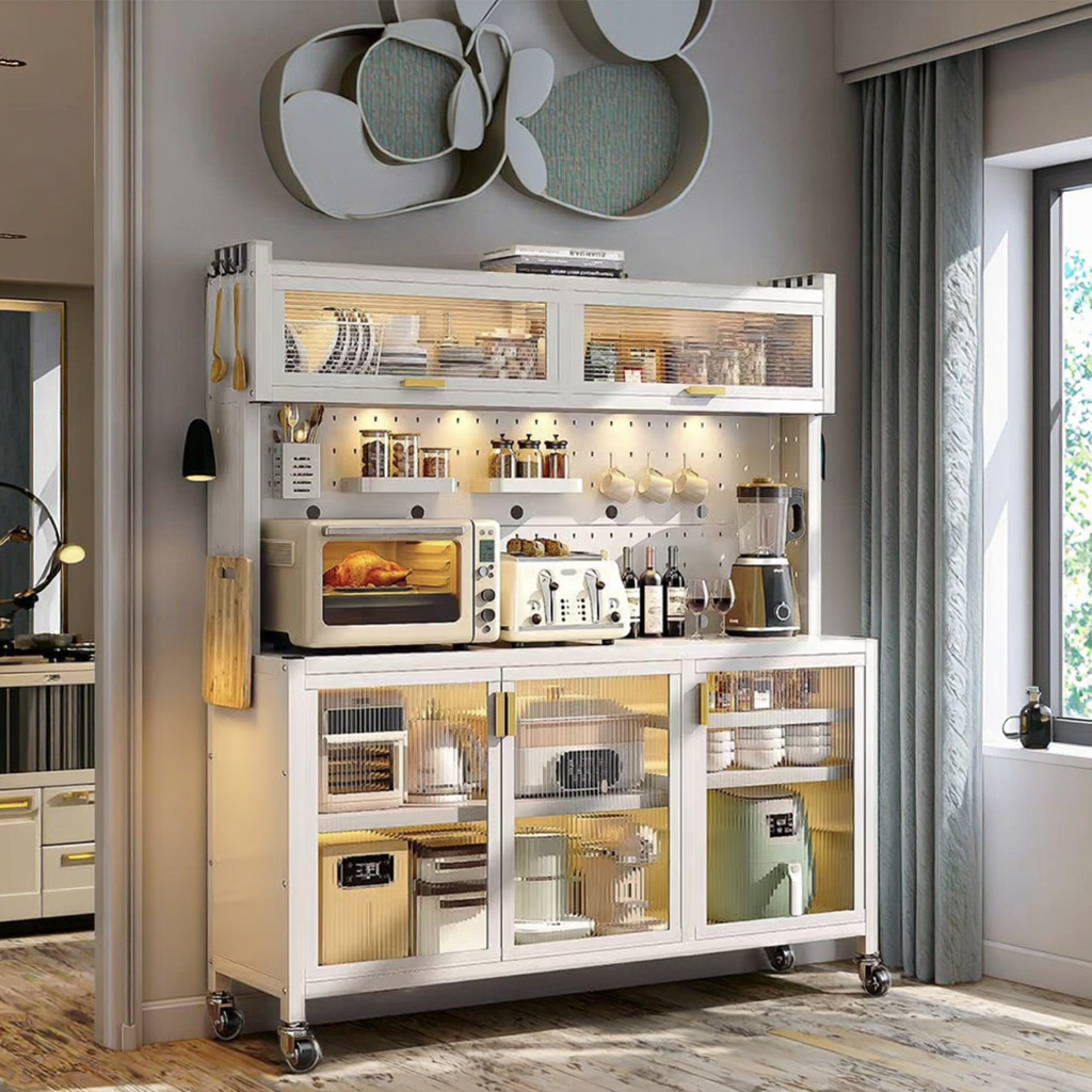 Black Steel Foldable Kitchen R - Food Storage Locker recensione e prezzo