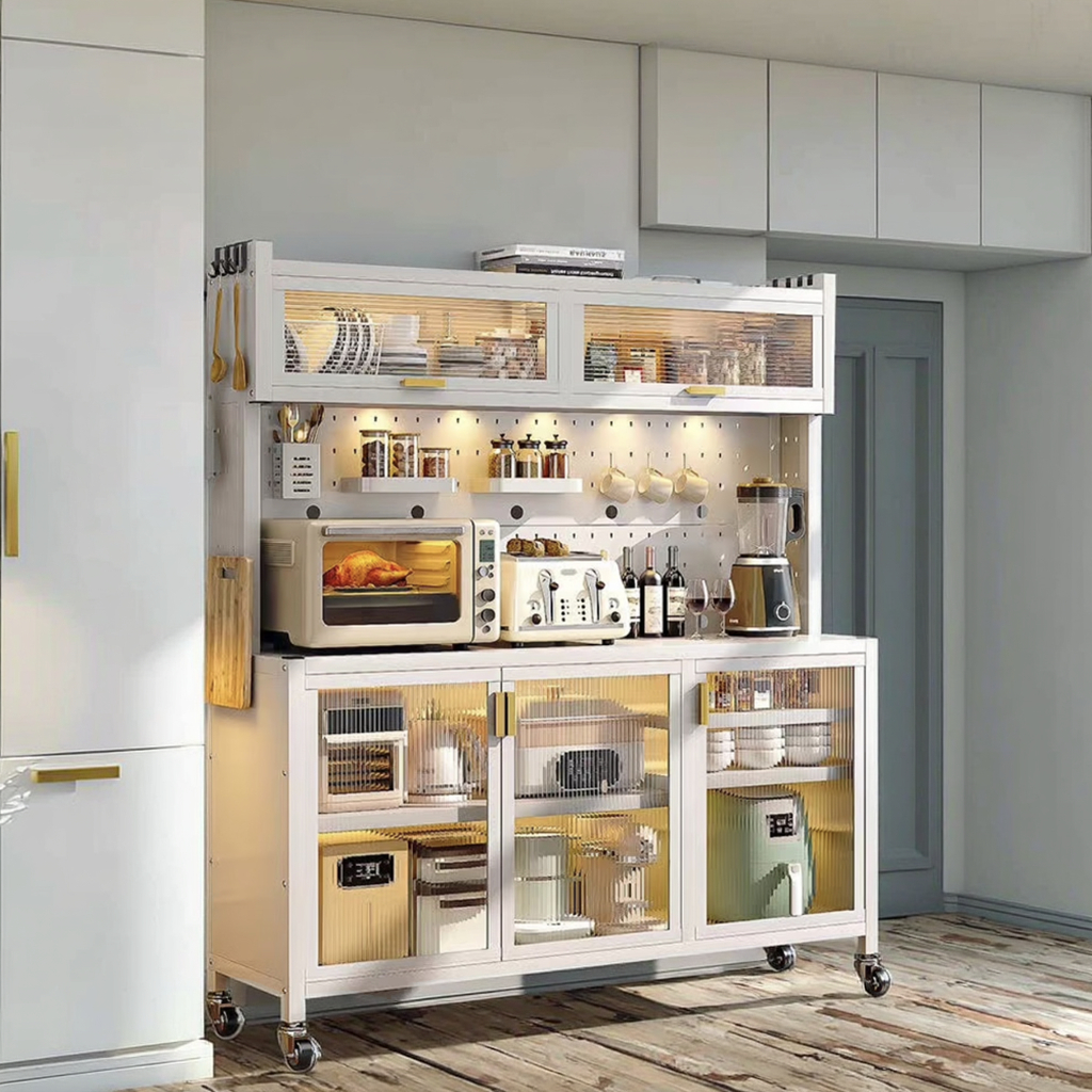 Black Steel Foldable Kitchen R - Food Storage Locker recensione e prezzo