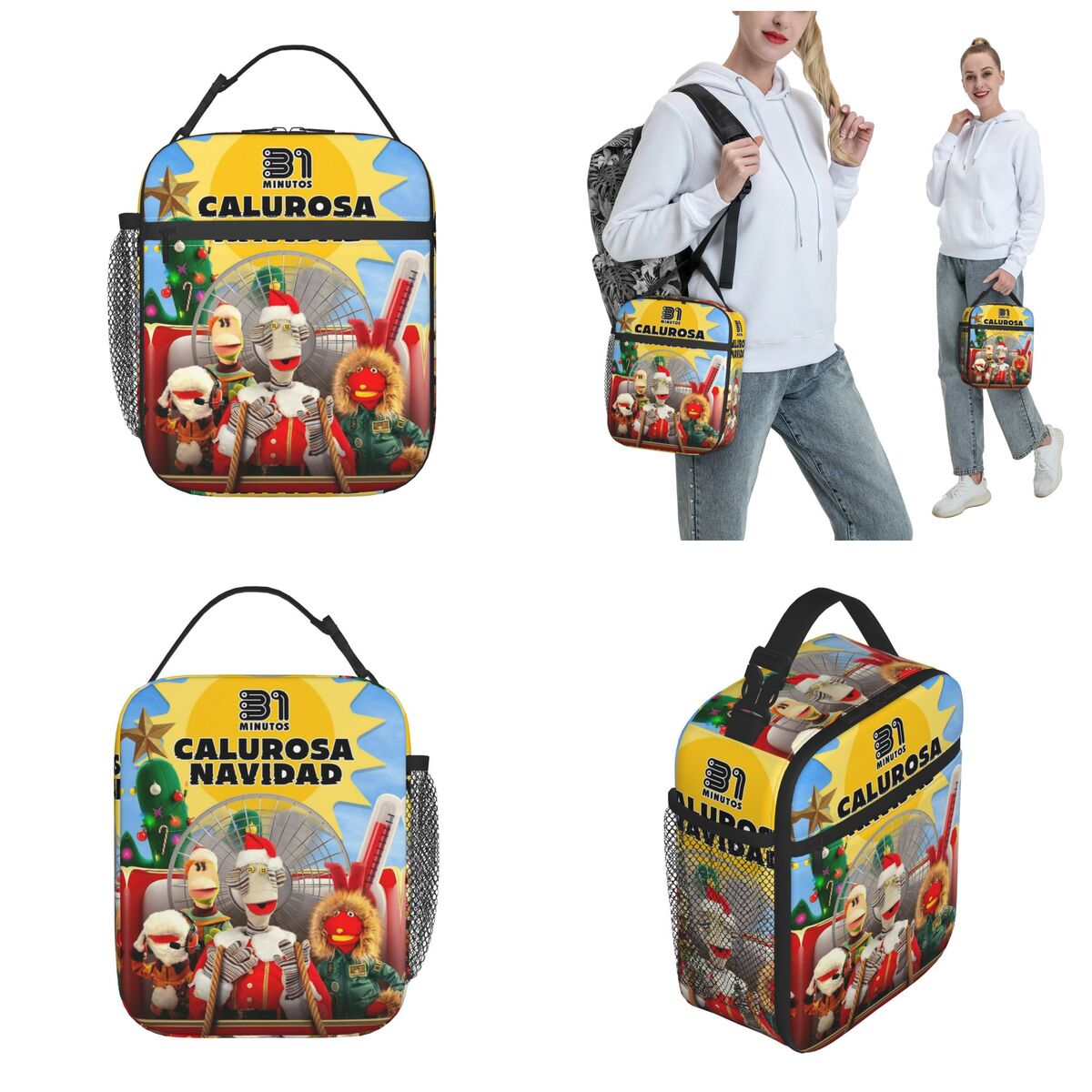 31 Minutos Chilean Cartoon Ins - Xmas Food Storage Containers recensione e prezzo