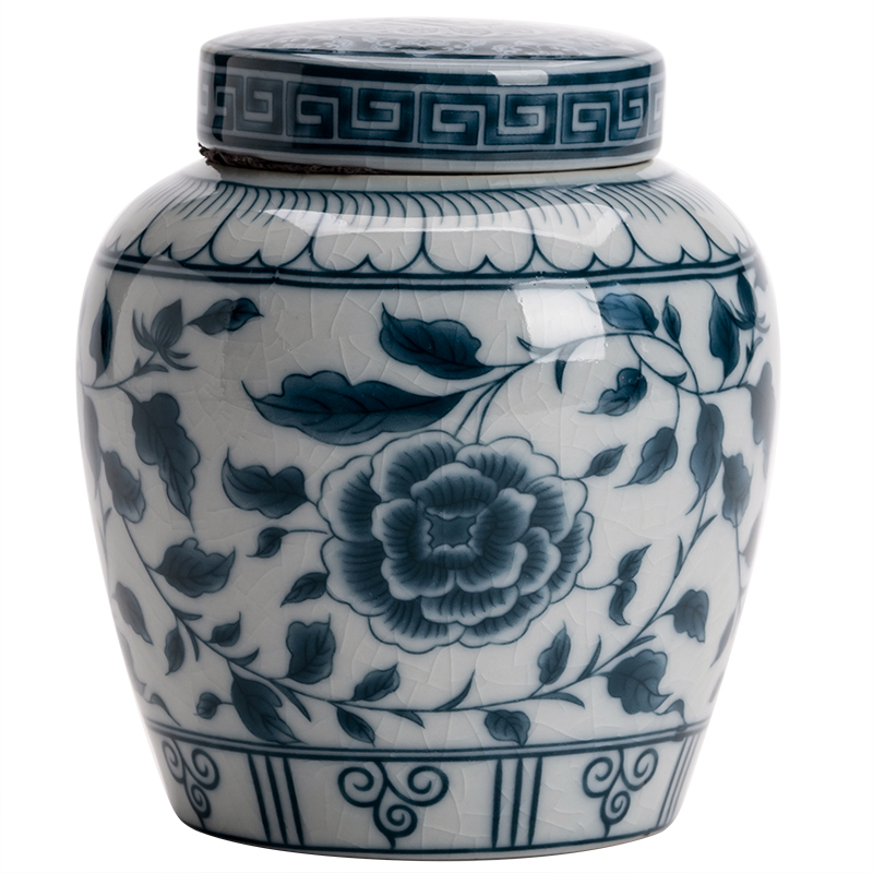 Blue and White Porcelain Tea C - Food Storage Box Large recensione e prezzo