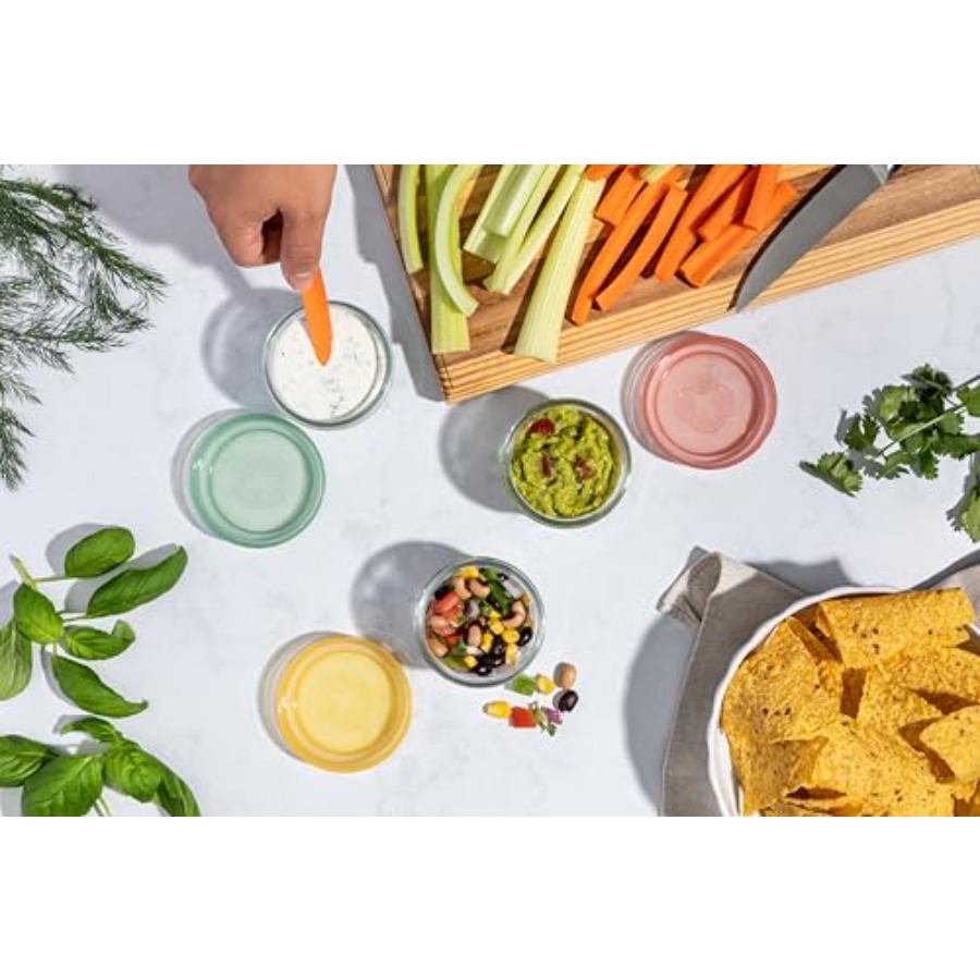 Color Lock Glass Meal Prep Set - Storage Food Prep recensione e prezzo