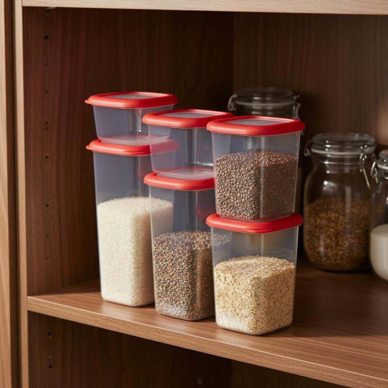 6 Pieces Airtight Food Storage - Food Storage Pantry recensione e prezzo