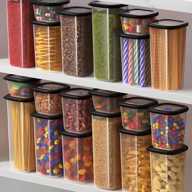 6 Pieces Airtight Food Storage - Food Storage Pantry recensione e prezzo