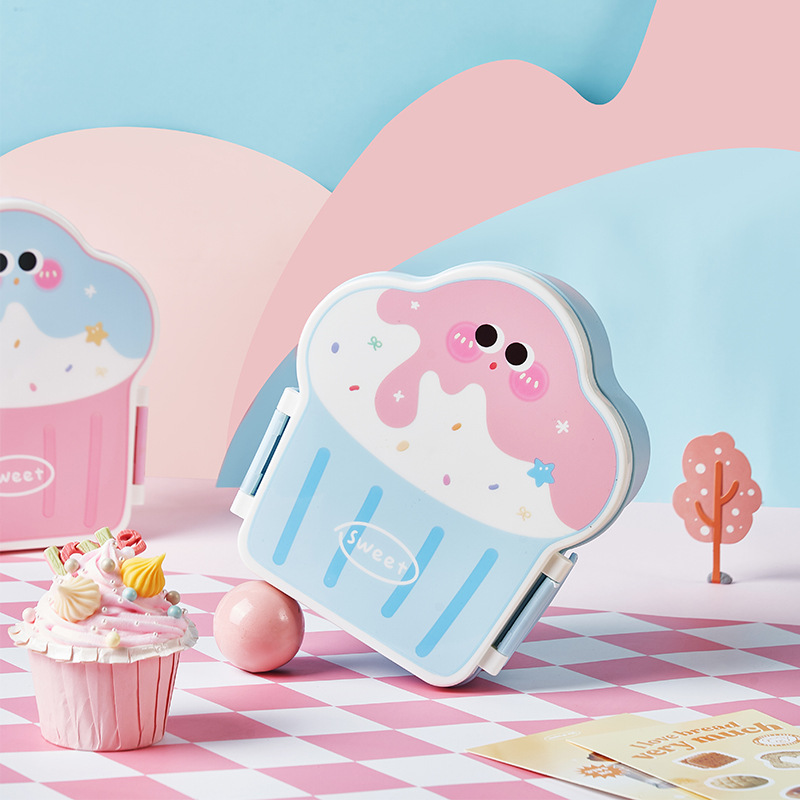 Cute Bento Lunch Box School He - Food Storage With Compartments recensione e prezzo