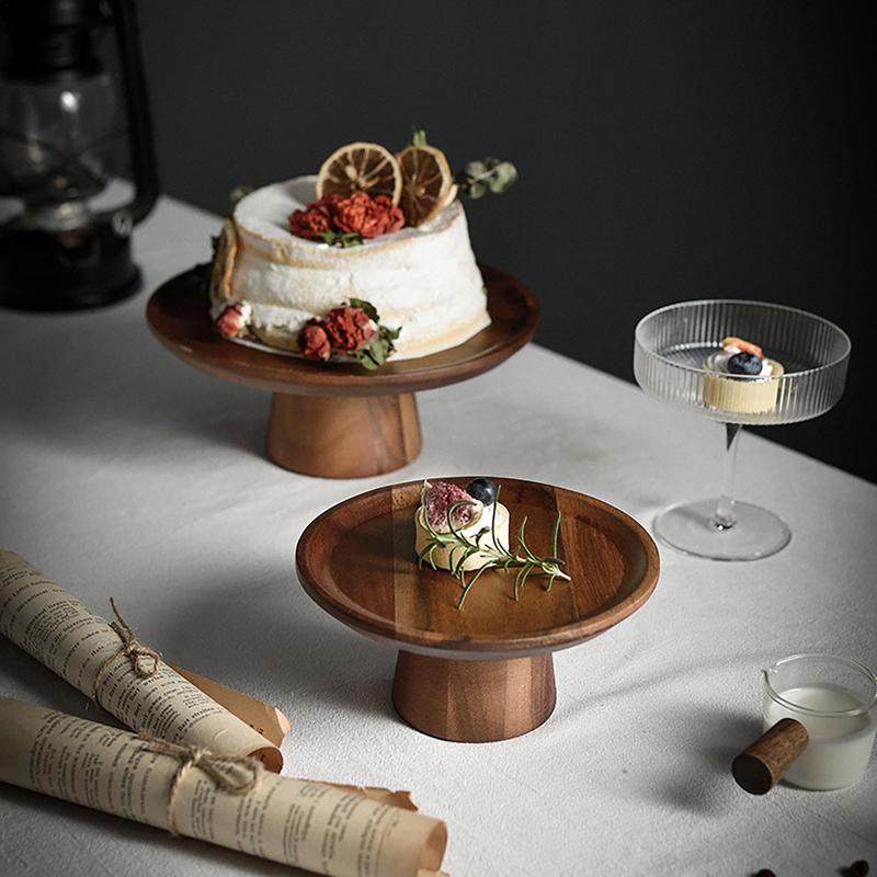 Wooden Cake Plate Footed Refre - Food Storage Practices recensione e prezzo