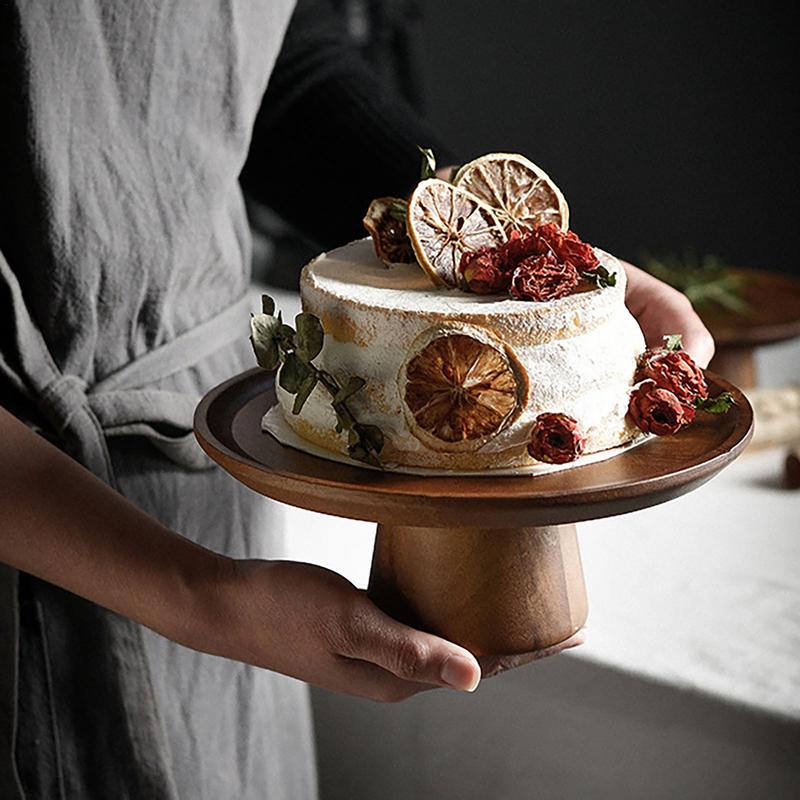 Wooden Cake Plate Footed Refre - Food Storage Practices recensione e prezzo