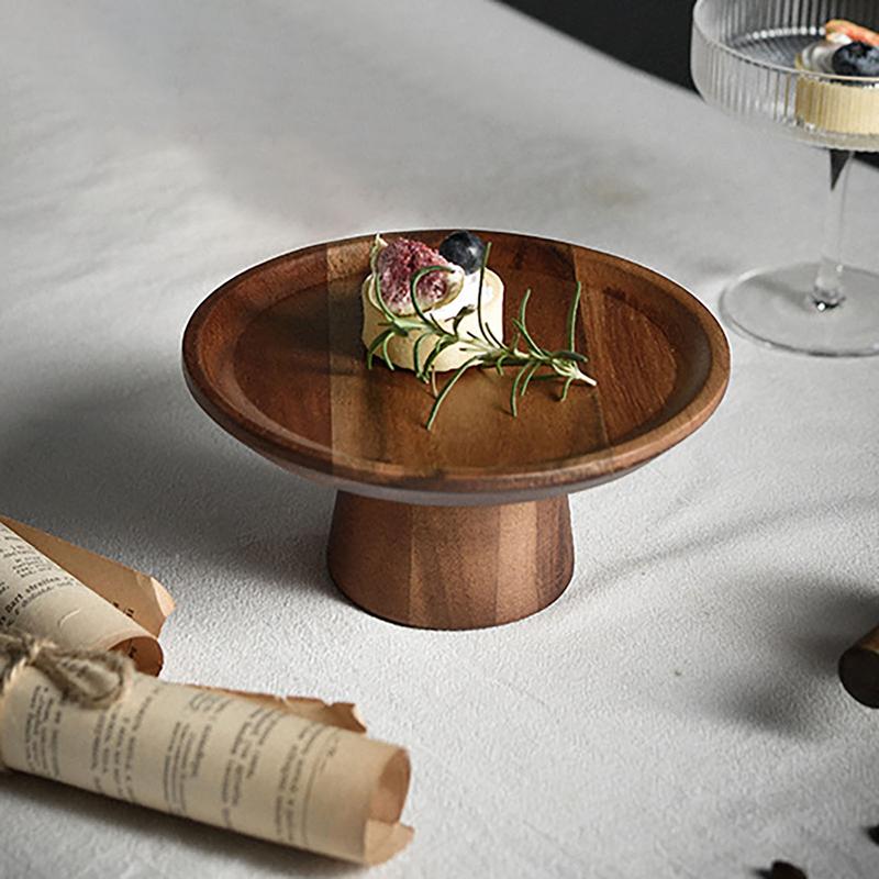 Wooden Cake Plate Footed Refre - Food Storage Practices recensione e prezzo