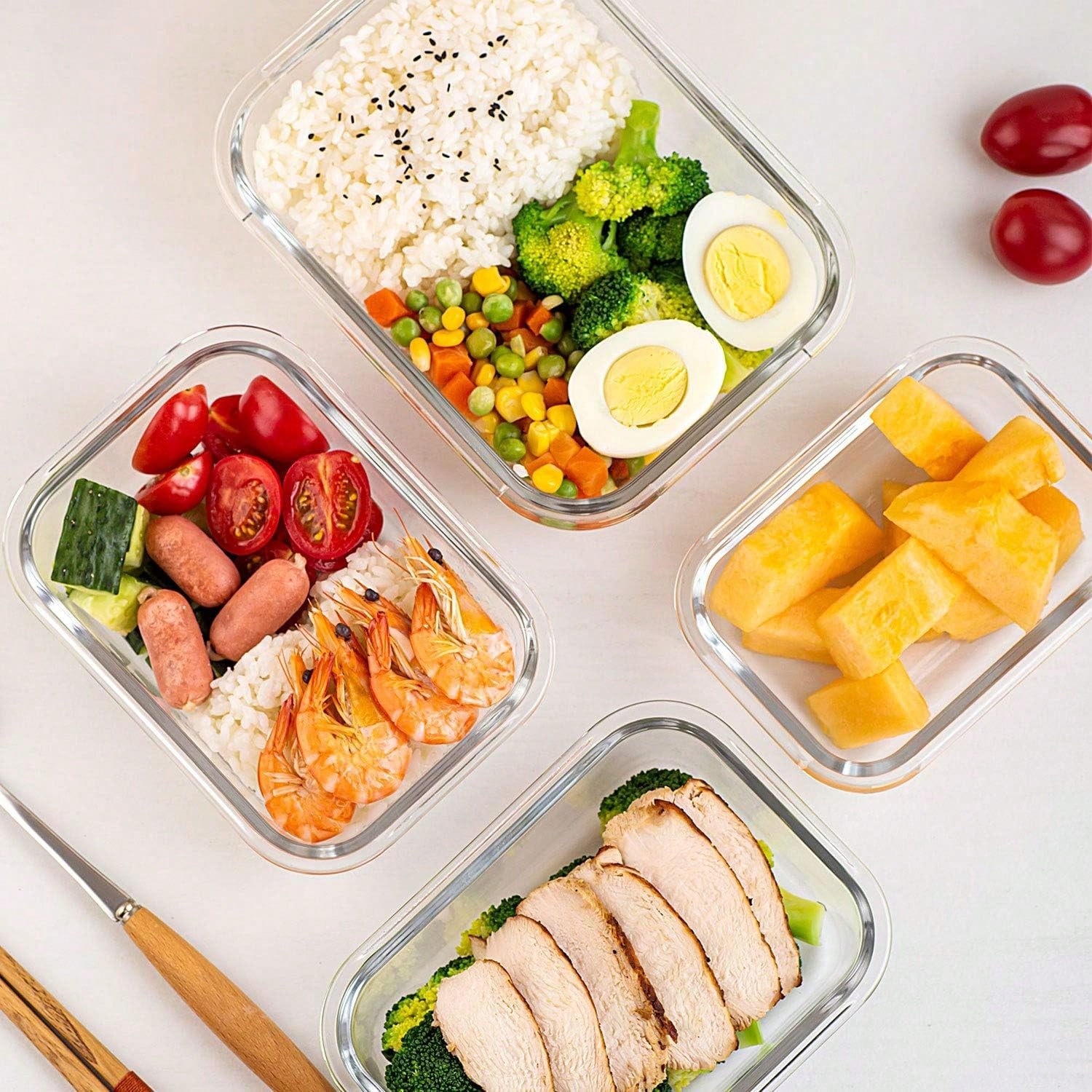 10 Pack Glass Meal Prep Contai - Storage Food Prep recensione e prezzo