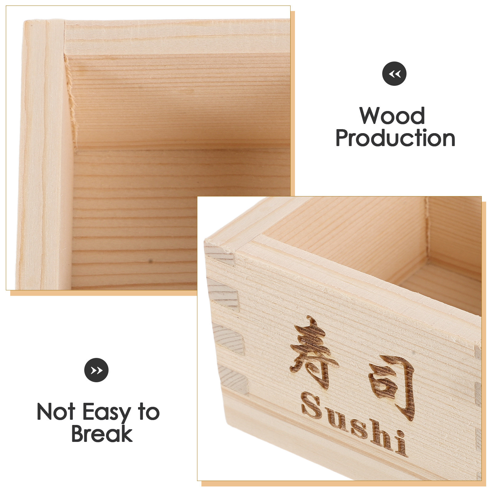 Japanese Wooden Sake Masu Cup  - Food Storage Square Containers recensione e prezzo