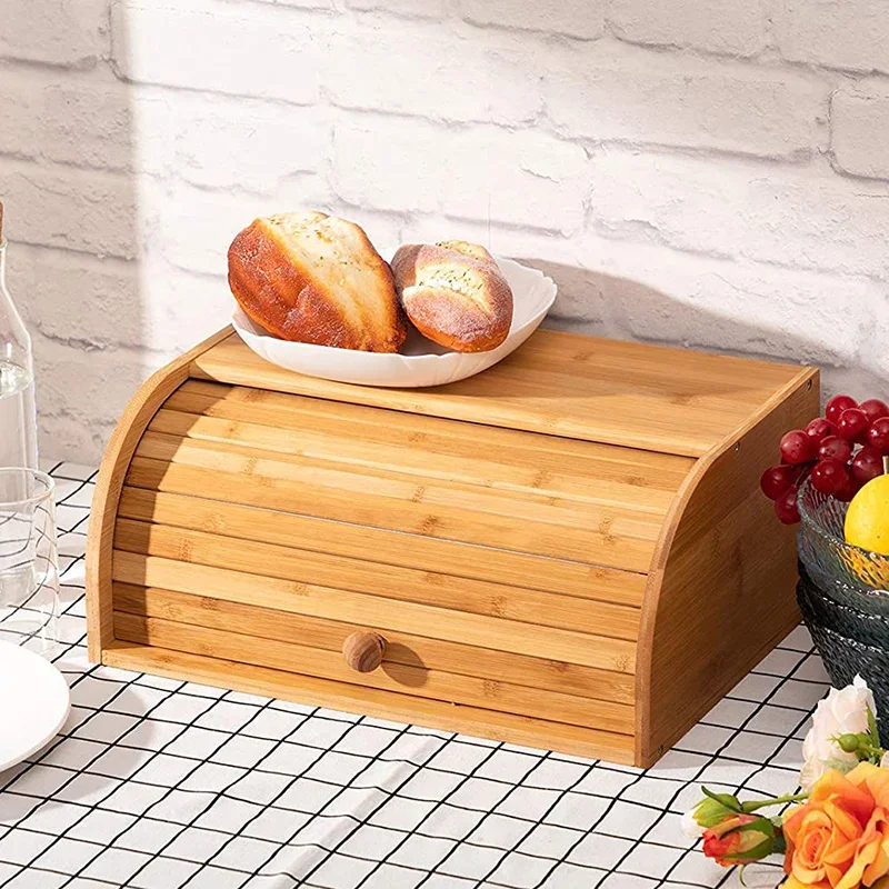Double Door Dustproof Bamboo B - Food Storage Locker recensione e prezzo
