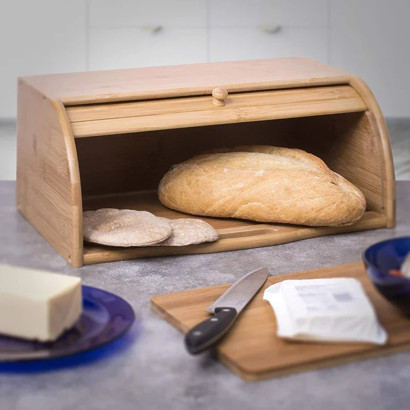 Double Door Dustproof Bamboo B - Food Storage Locker recensione e prezzo