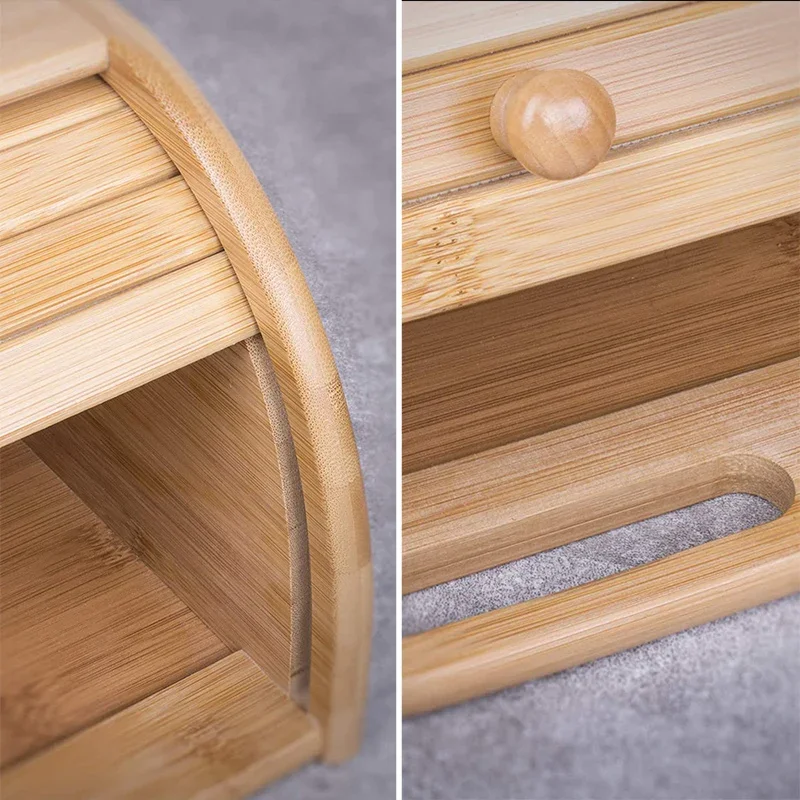 Double Door Dustproof Bamboo B - Food Storage Locker recensione e prezzo