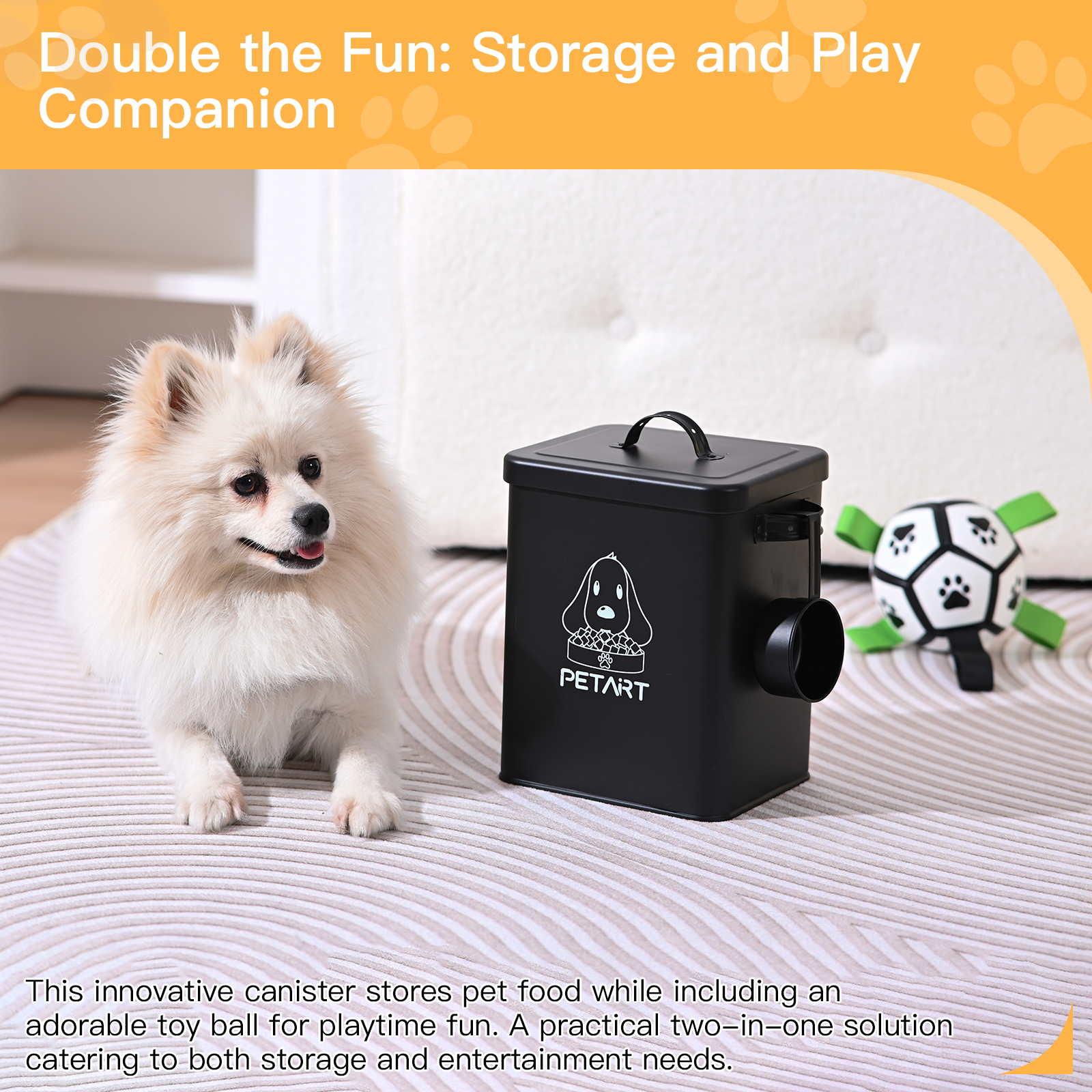 Large Capacity Pet Dog Feeders - Food Storage For Dog recensione e prezzo