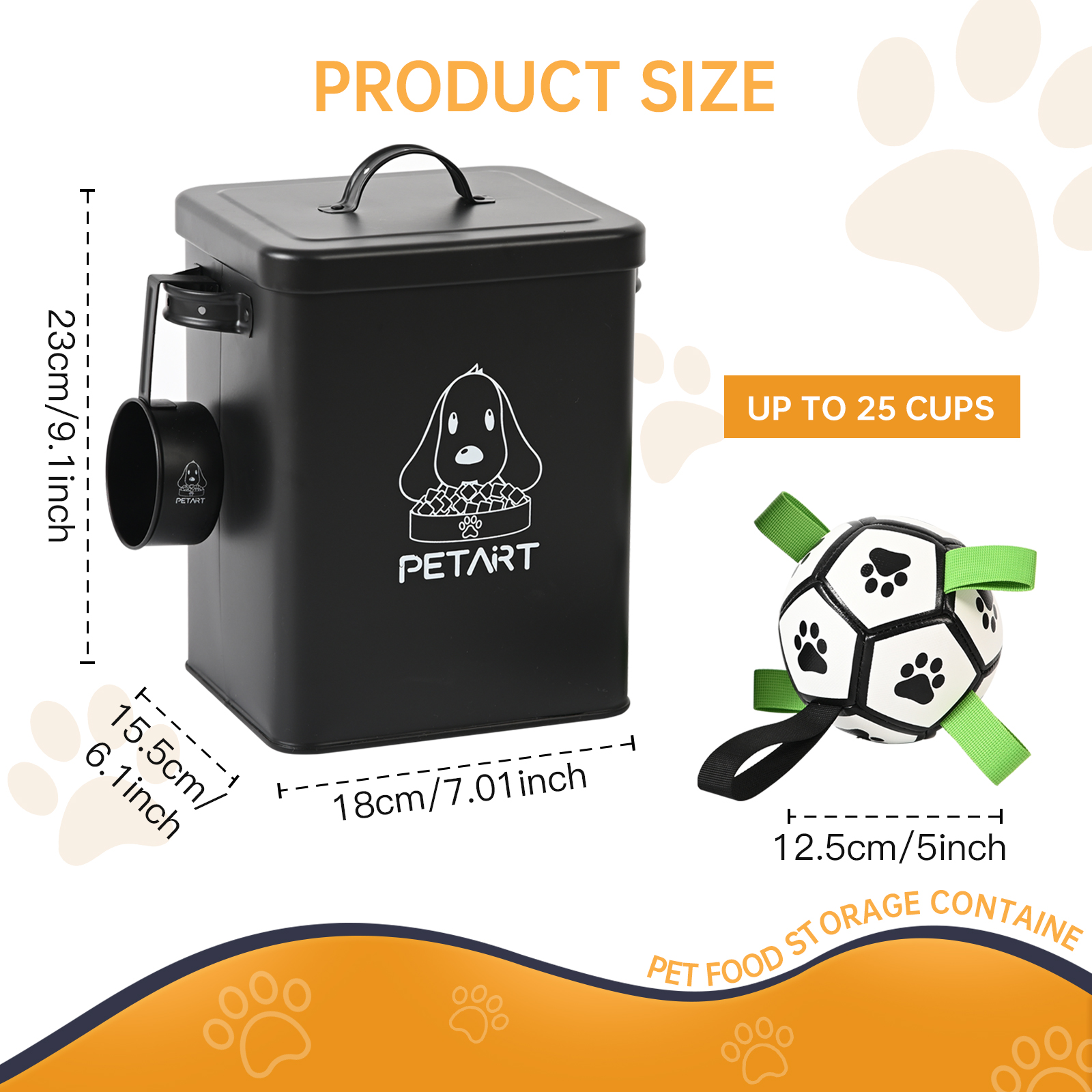Large Capacity Pet Dog Feeders - Food Storage For Dog recensione e prezzo