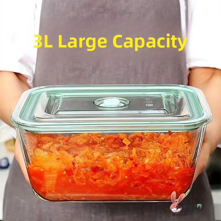 Large Capacity Glass Container - Food Storage Box Large recensione e prezzo