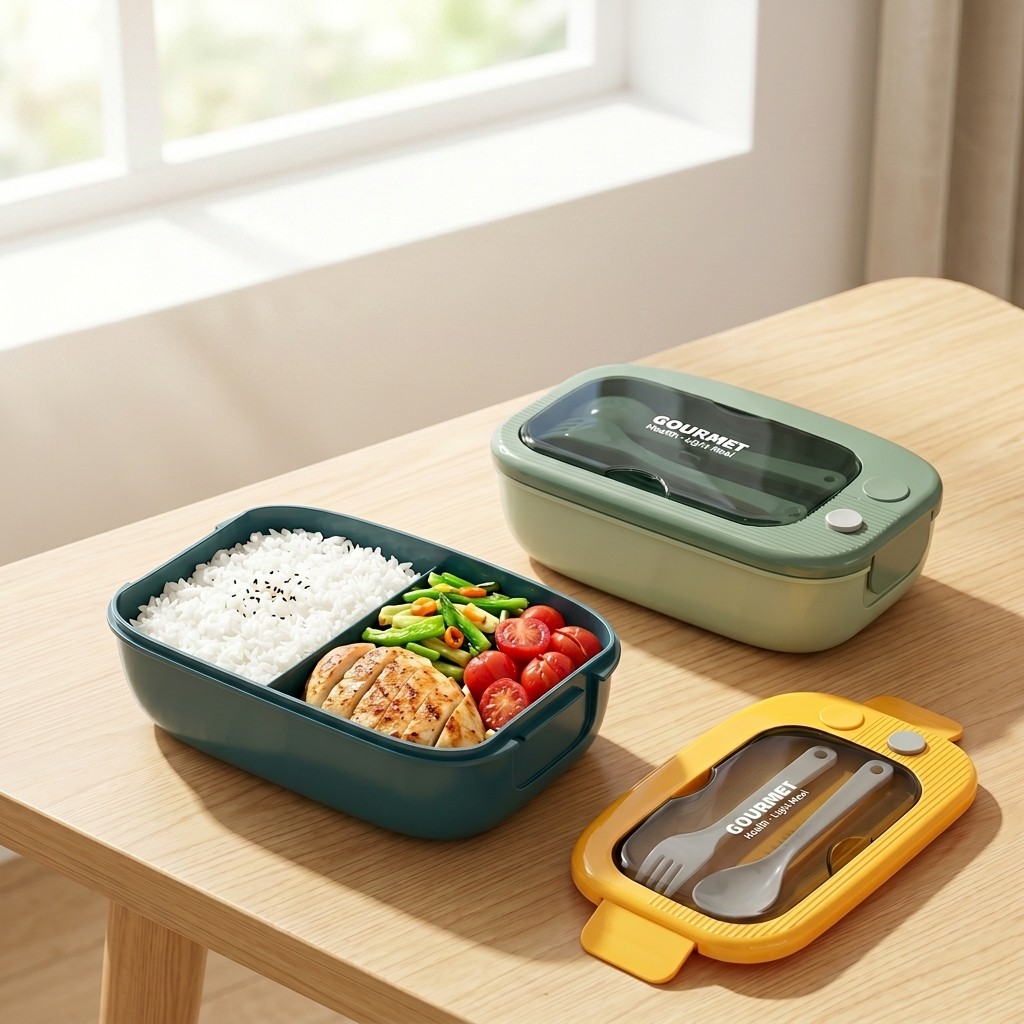 Microwavable Plastic Bento Box - Food Storage With Compartments recensione e prezzo
