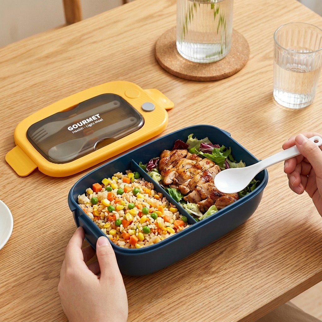 Microwavable Plastic Bento Box - Food Storage With Compartments recensione e prezzo