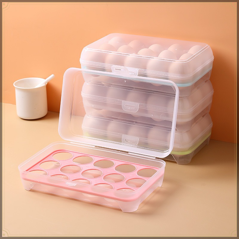 Egg Storage Box 15 Grids PP Vi - Egg Storage Holder recensione e prezzo