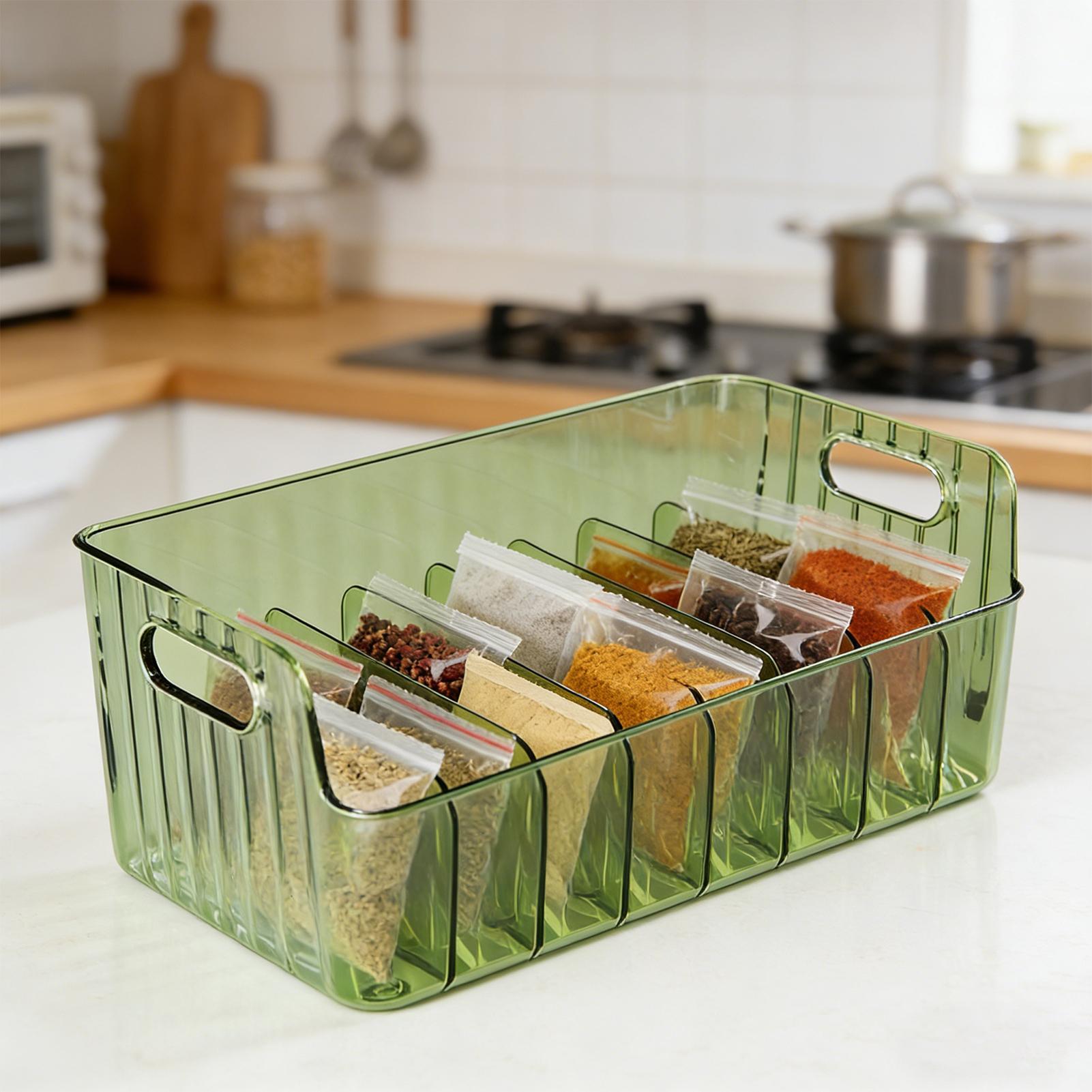Spices Rack Transparent Divide - Food Storage In Cabinets recensione e prezzo