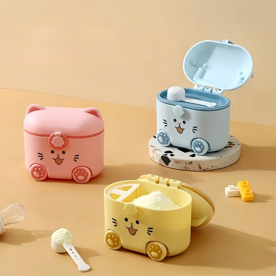 Cute Cat Milk Powder Container - Food Storage Locker recensione e prezzo