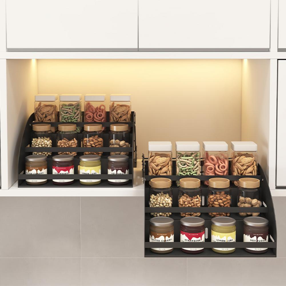 Triple Tier Spice Organizer 3- - Food Storage In Cabinets recensione e prezzo