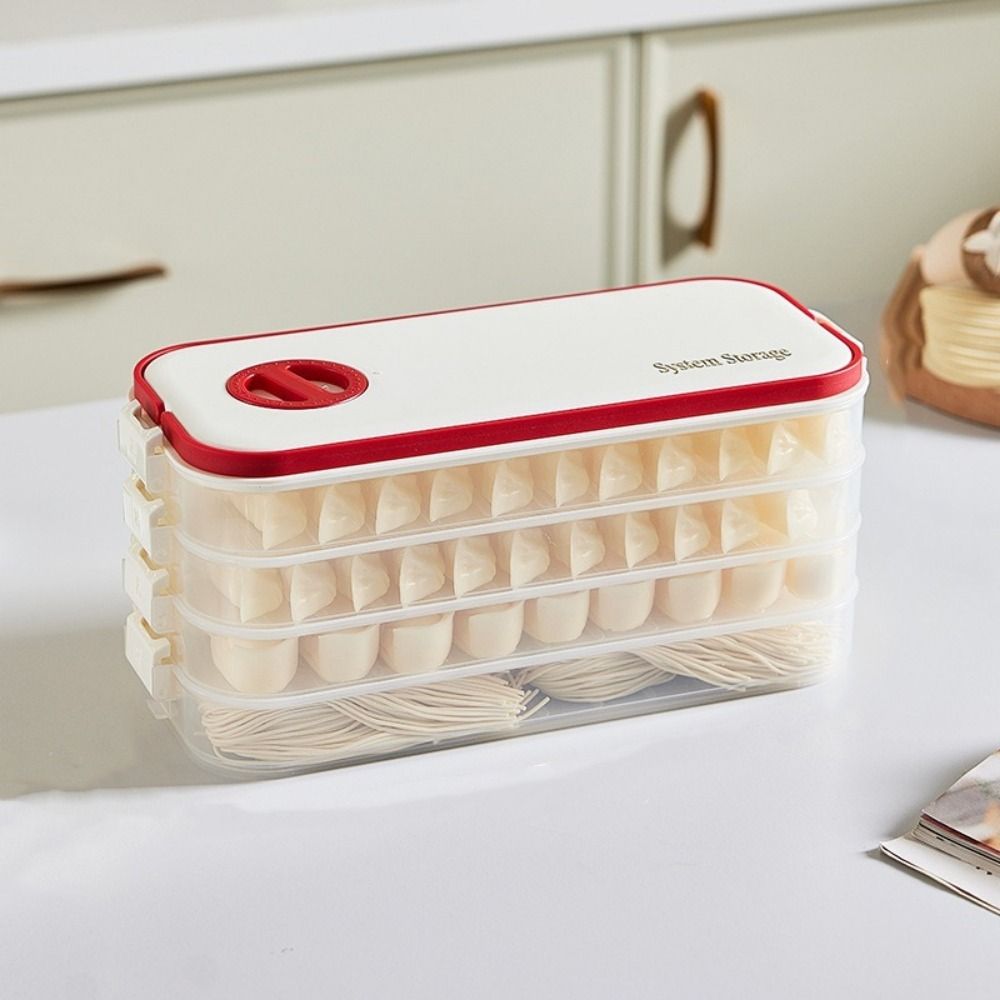 Practical Plastic Dumpling Box - Food Storage Practices recensione e prezzo