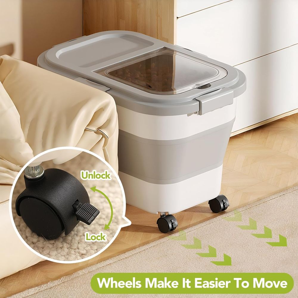 15 Lbs Dog/Cat Food Storage Co - Food Storage For Dog recensione e prezzo
