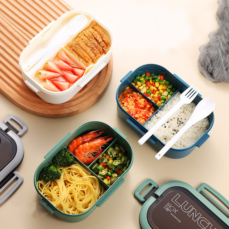 Single Double-layer Lunch Box  - Food Storage With Compartments recensione e prezzo