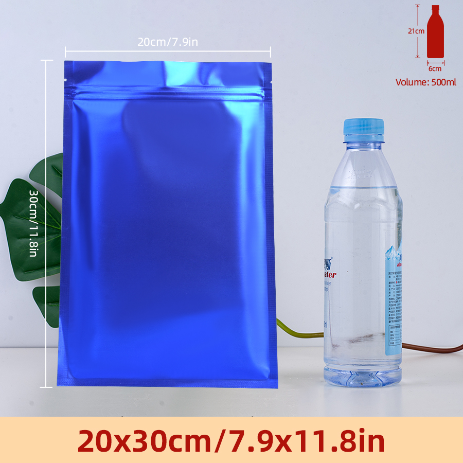 100pcs Matte Blue Foil Zipper  - Food Storage Small recensione e prezzo