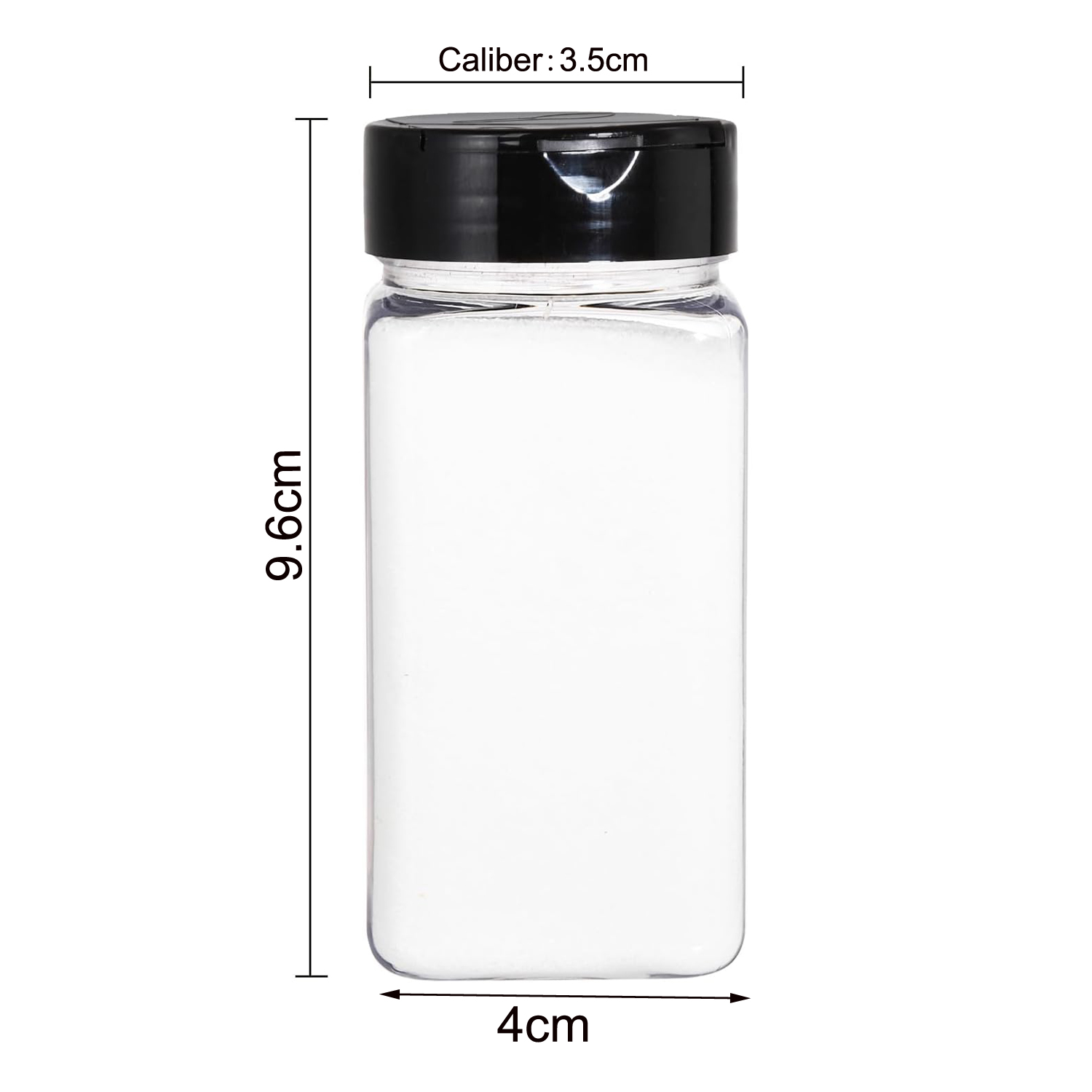 Square Large Plastic Spice Jar - Food Storage Box Large recensione e prezzo