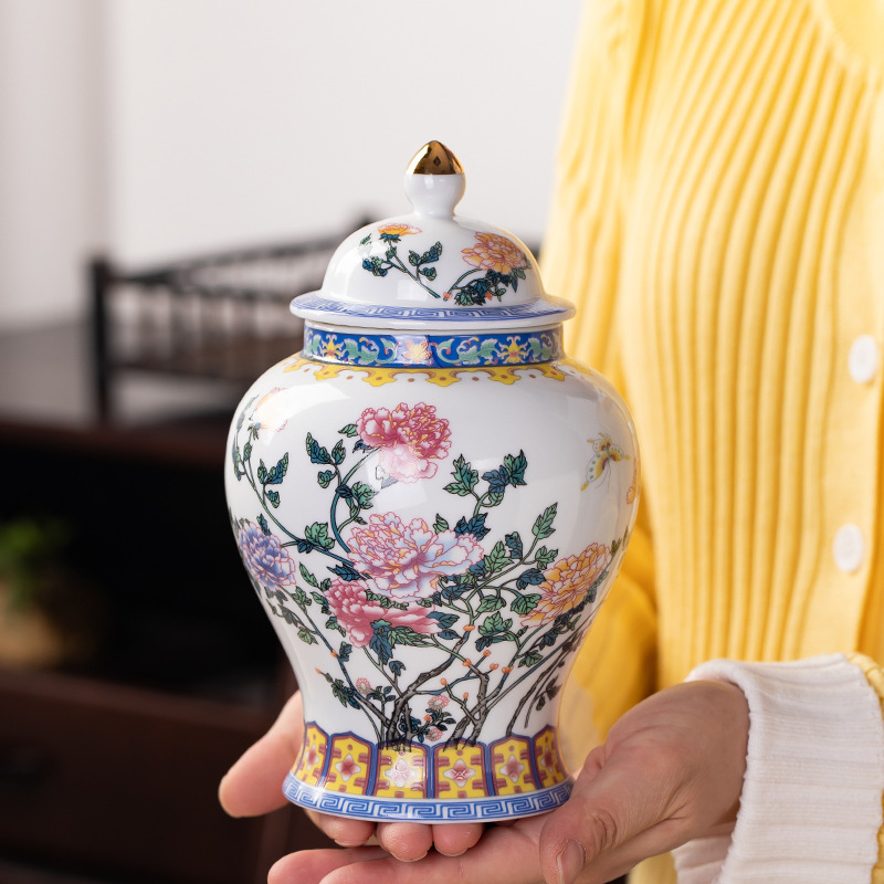 Gold-plated Ceramic Tea Jar Vi - Food Storage Utensils recensione e prezzo
