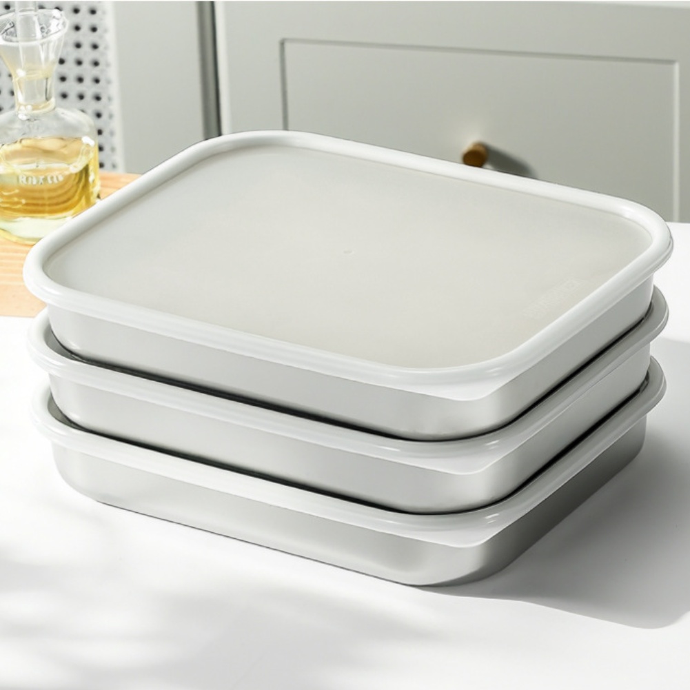 Stainless Steel Food Storage C - Food Storage Square Containers recensione e prezzo