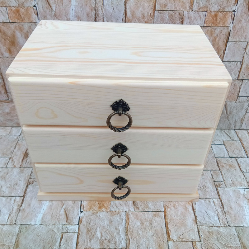 Solid Wood Storage Box Desktop - Food Storage Locker recensione e prezzo