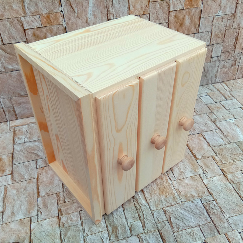 Solid Wood Storage Box Desktop - Food Storage Locker recensione e prezzo