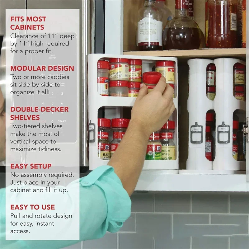 Multi-layer Storage Rotating R - Food Storage In Cabinets recensione e prezzo