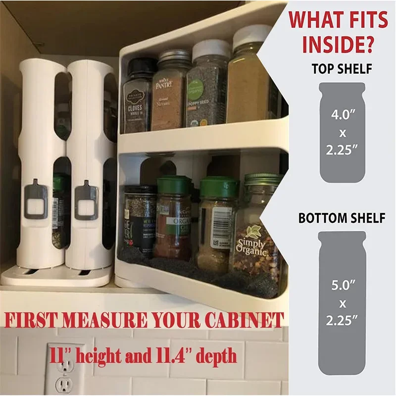 Multi-layer Storage Rotating R - Food Storage In Cabinets recensione e prezzo
