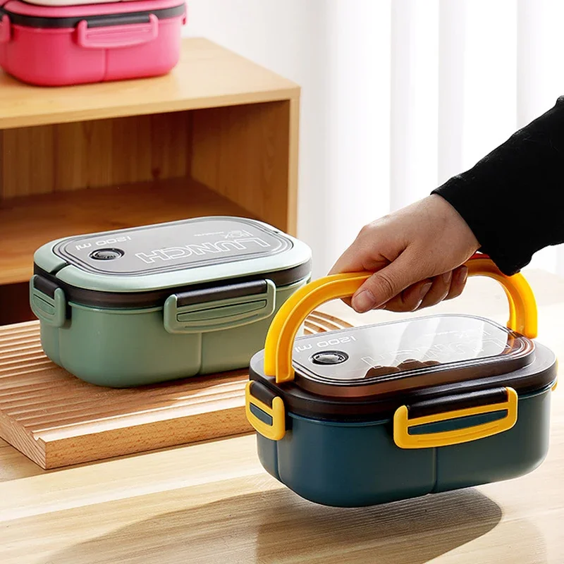 Hot Single Double-layer Lunch  - Food Storage With Compartments recensione e prezzo