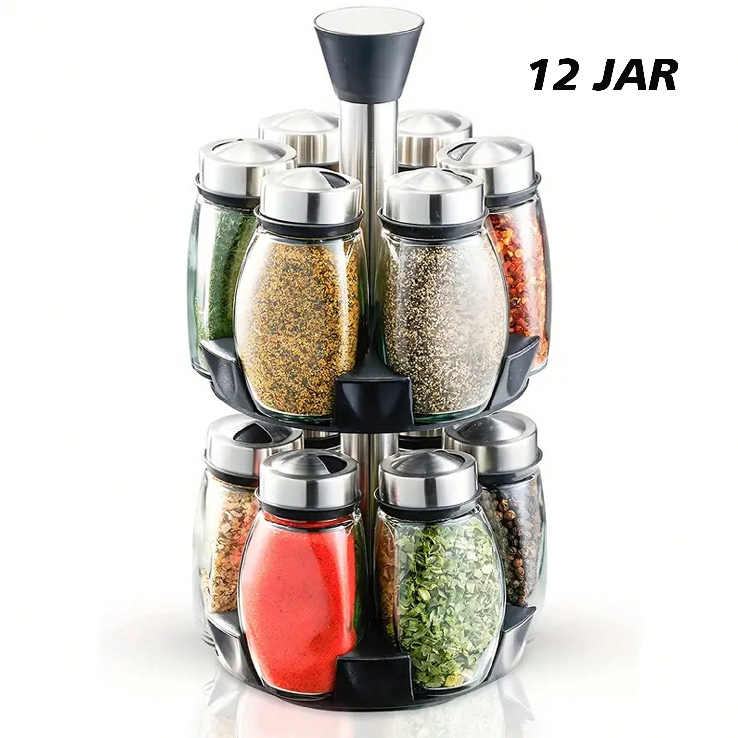 360° Rotating Spice Rack Tower - Food Storage In Cabinets recensione e prezzo