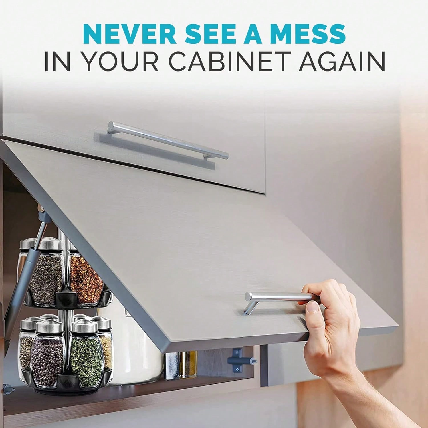 360° Rotating Spice Rack Tower - Food Storage In Cabinets recensione e prezzo