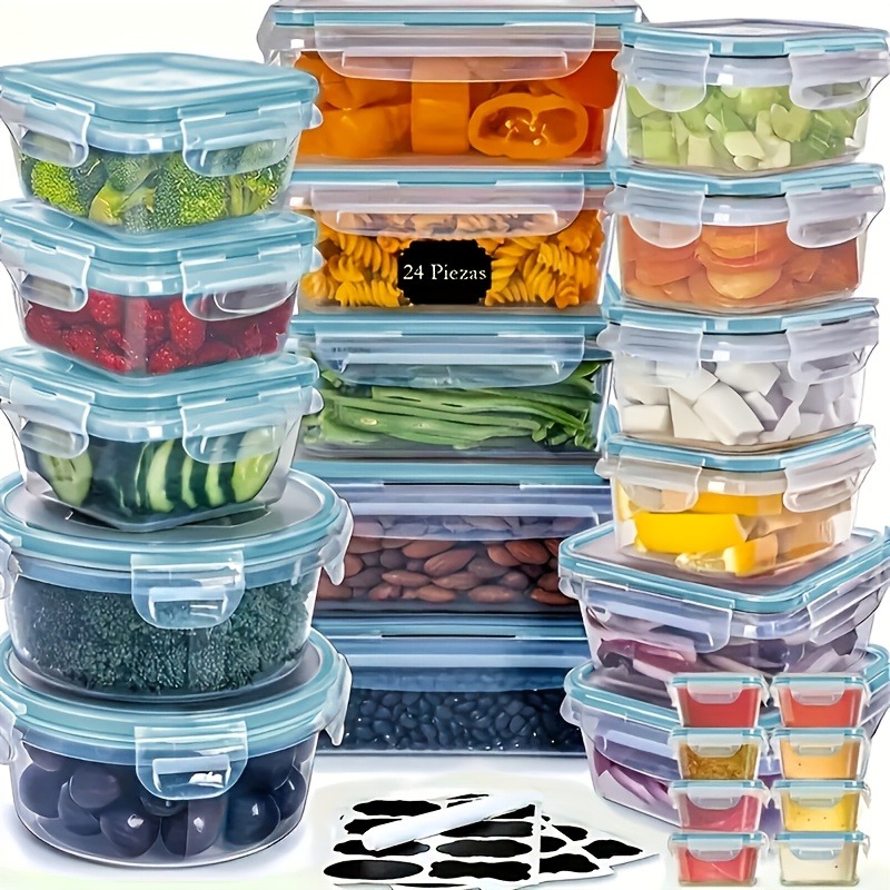 48PCS BPA-Free Food Storage Se - Food Storage Pantry recensione e prezzo