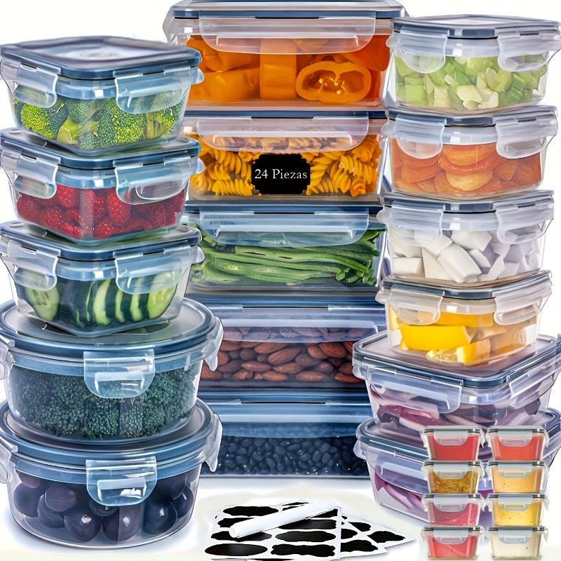 48PCS BPA-Free Food Storage Se - Food Storage Pantry recensione e prezzo