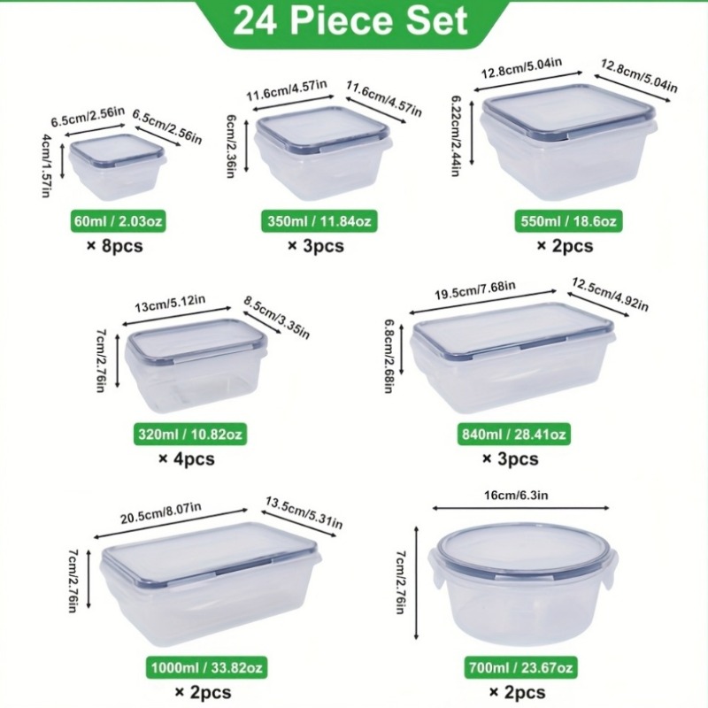 48PCS BPA-Free Food Storage Se - Food Storage Pantry recensione e prezzo