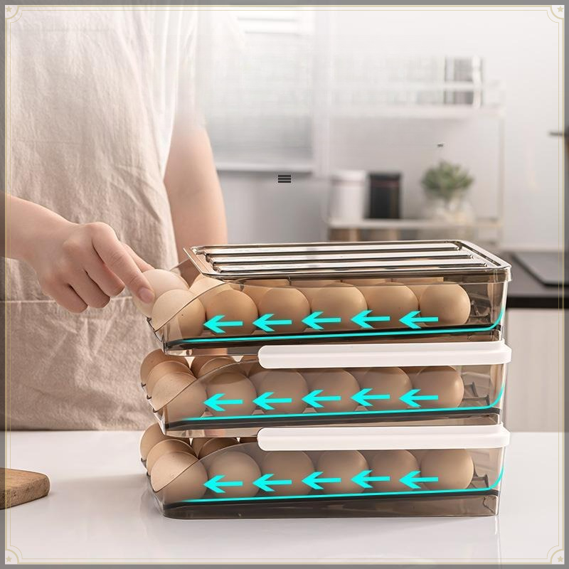 Rolling Egg Storage Box PET St - Egg Storage Holder recensione e prezzo
