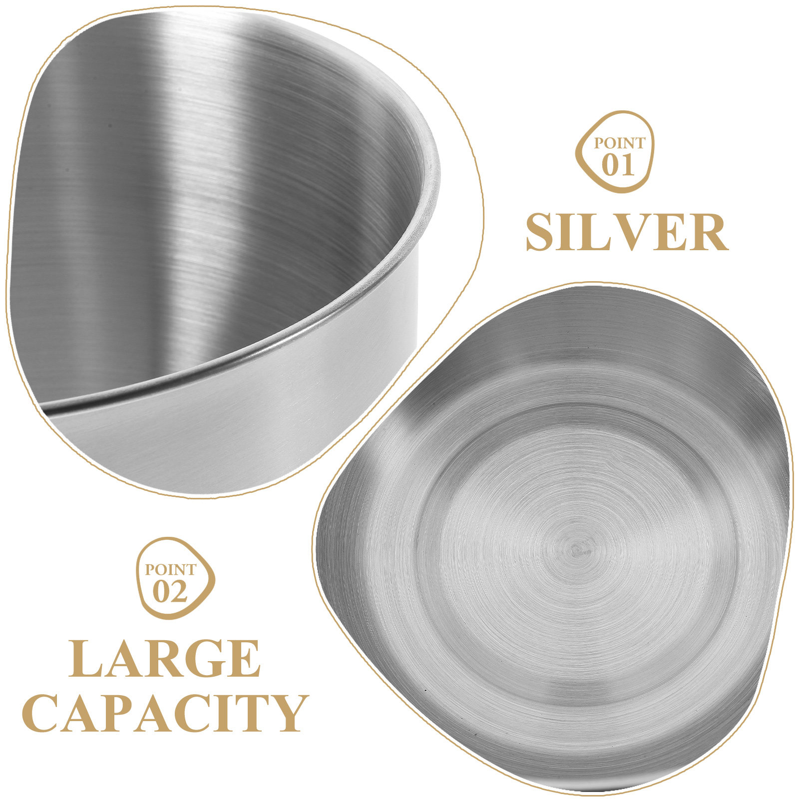 Deep Stainless Steel Mixing Bo - Storage Food Prep recensione e prezzo