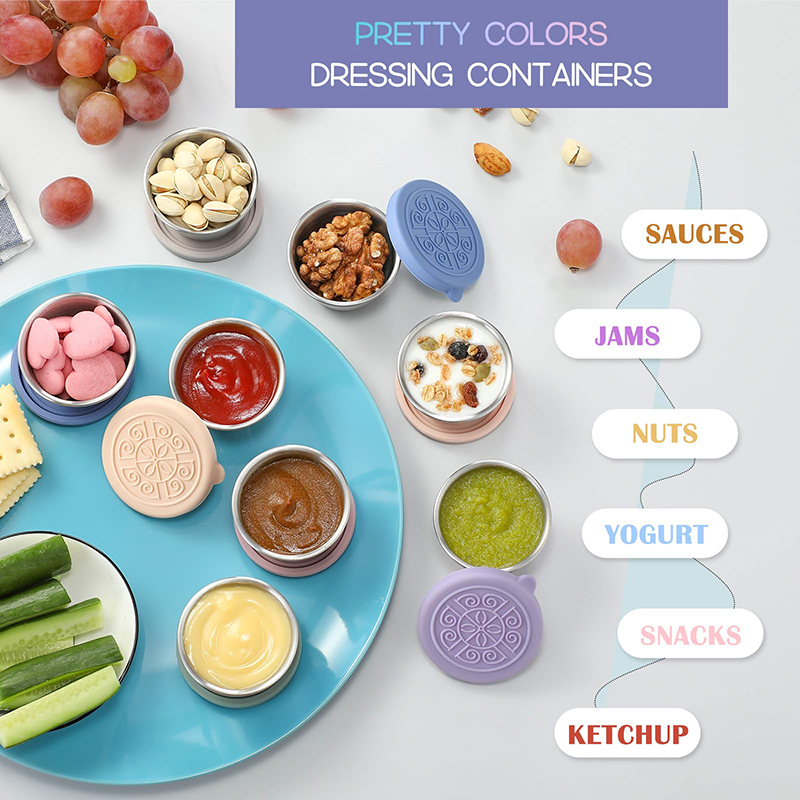 6 Mini Salad Dressing Containe - Food Storage Small recensione e prezzo