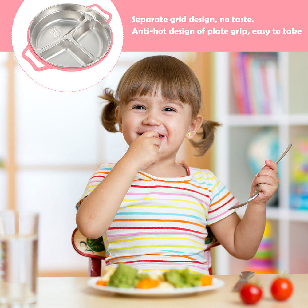 Divided Stainless Steel Food P - Storage Food Prep recensione e prezzo