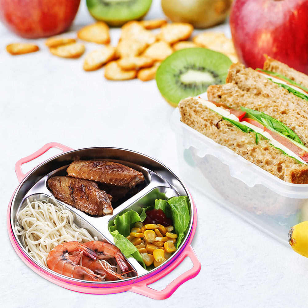 Divided Stainless Steel Food P - Storage Food Prep recensione e prezzo